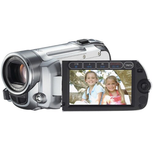 Canon FS10 Digital Camcorder - 6.9 cm (2.7") LCD Screen - 1/6" CCD - Silver - 16:9 - 0.8 Megapixel Image - 0.7 Megapixel V