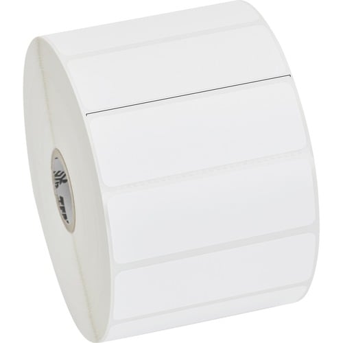 Zebra Label Paper 3 x 1in Direct Thermal Zebra Z-Select 4000D 1 in core - 3" Width x 1" Length - 2340/Roll - 1" Core - 6 /
