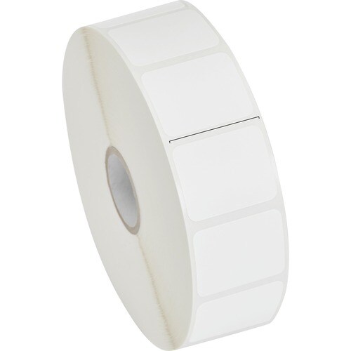 Zebra Label Paper 1.25 x 1in Direct Thermal Zebra Z-Select 4000D 1 in core - 1.25" Width x 1" Length - 2340/Roll - 1" Core