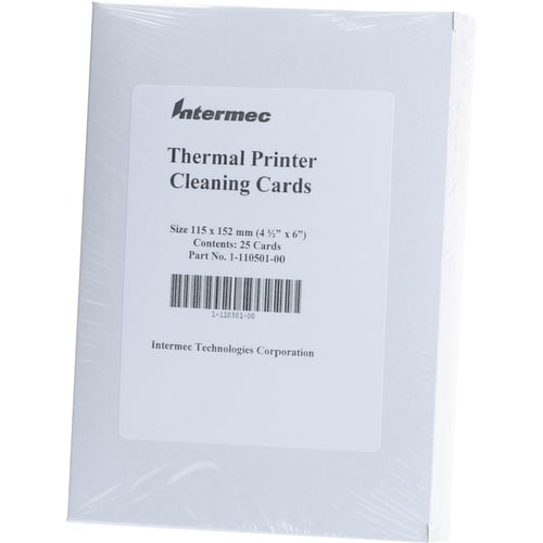 Carte de nettoyage Intermec 1-110501-00 - 25 / Paquet