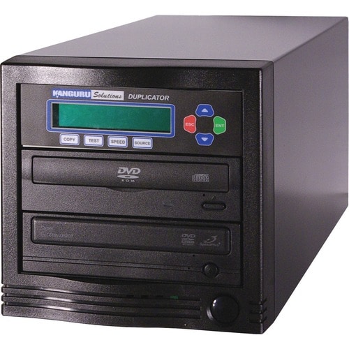 Kanguru 1-to-1, 24x DVD Duplicator - Standalone - 1 x DVD-ROM, 1 x DVD-Writer - 24x DVD-R, 24x DVD+R, 12x DVD-R, 12x DVD+R