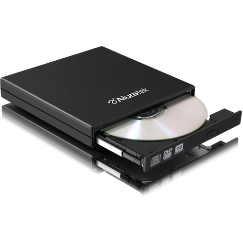 Aluratek AEOD100F 8x DVD - Double-layer - DVD-RAM/±R/±RW - 8x 8x (DVD) - 24x 24x (CD) - USB - External BURNER WITH TRAY LOAD