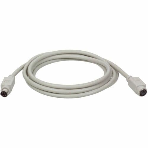 Eaton Tripp Lite Series PS/2 Keyboard or Mouse Extension Cable (Mini-DIN6 M/F), 50 ft. (15.24 m) - (Mini-DIN6 M/F) 50-ft.