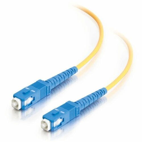 C2G-20m SC-SC 9/125 OS1 Simplex Singlemode PVC Fiber Optic Cable - Yellow - 20m SC-SC 9/125 Simplex Single Mode OS2 Fiber 