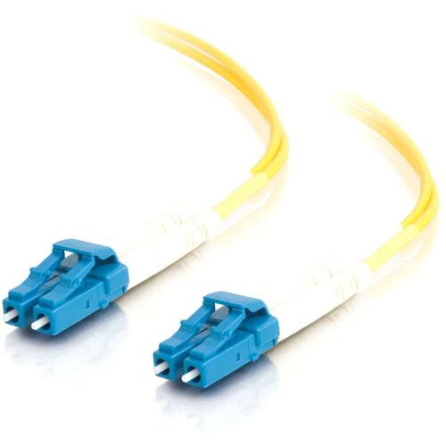 C2G-30m LC-LC 9/125 OS1 Duplex Singlemode Fiber Optic Cable (Plenum-Rated) - Yellow - 30m LC-LC 9/125 Duplex Single Mode O