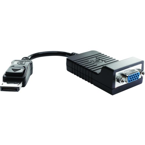 HP 20.32 cm Video Cable - First End: 1 x 20-pin DisplayPort Digital Audio/Video - Male - Second End: 1 x 15-pin HD-15 - Fe