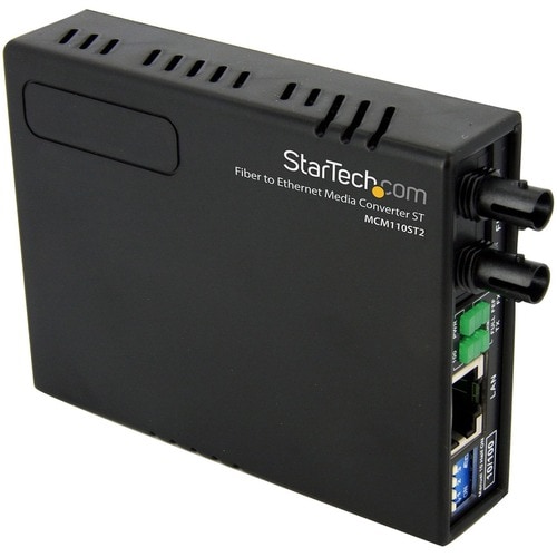 StarTech.com 10/100 Multi Mode Fiber Copper Fast Ethernet Media Converter ST 2 km - Convert and extend a 10/100 Mbps Ether
