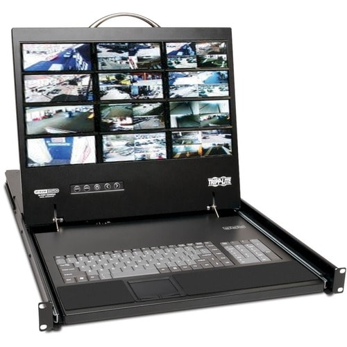 Tripp Lite by Eaton NetCommander 16-Port Cat5 KVM over IP Switch - 19 in. LCD, 1 Remote + 1 Local User, 1U Rack-Mount, TAA