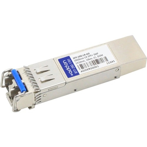 AddOn Cisco SFP10G-LR Compatible TAA compliant 10GBase-LR SFP+ Transceiver (SMF, 1310nm, 10km, LC, DOM) - 100% application