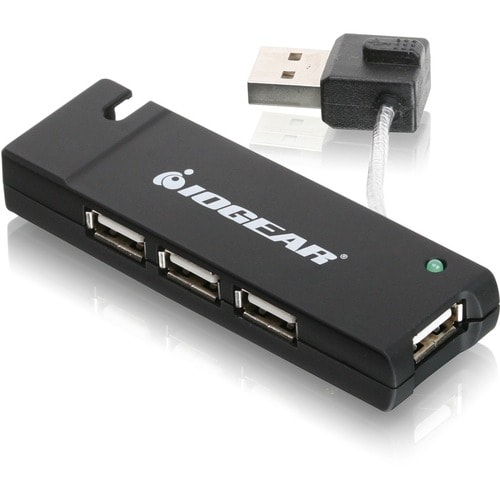 IOGEAR 4-port Hi-Speed USB 2.0 Hub - 4 x 4-pin Type A USB 2.0 USB - External