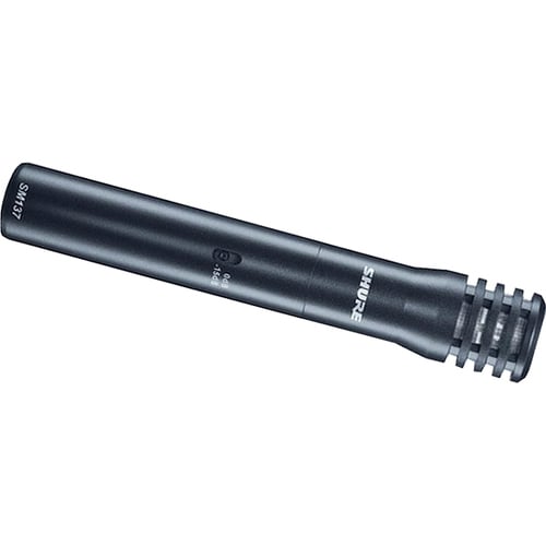 Shure SM137 Wired Condenser Microphone - Matte Dark Gray - 20 Hz to 20 kHz - 150 Ohm -41 dB - Handheld - XLR - Gold Plated