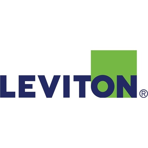 Leviton Horizontal Slotted Duct (Front Only) 1.5" x 3" , w/ Cover - Cable Duct - 1U Rack Height - Polyvinyl Chloride (PVC)