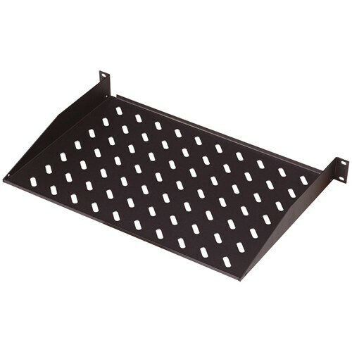 Digitus Fachboden zum Festeinbau in 483 mm (19")-Schränke. Produktfarbe: Schwarz