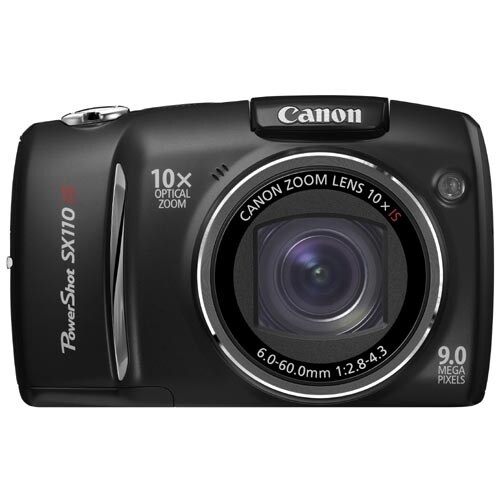 Canon PowerShot SX110 IS 9 Megapixel Compact Camera - 7.6 cm (3")LCD - 10x Optical Zoom - 4x Digital Zoom - 3456 x 2592 Im