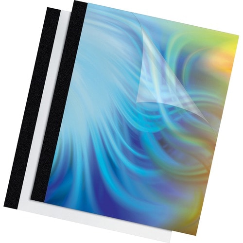 Fellowes Thermal Presentation Covers - 1" , 240 sheets, Black - 11" Height x 8.5" Width x 1" Depth - 1" Maximum Capacity -