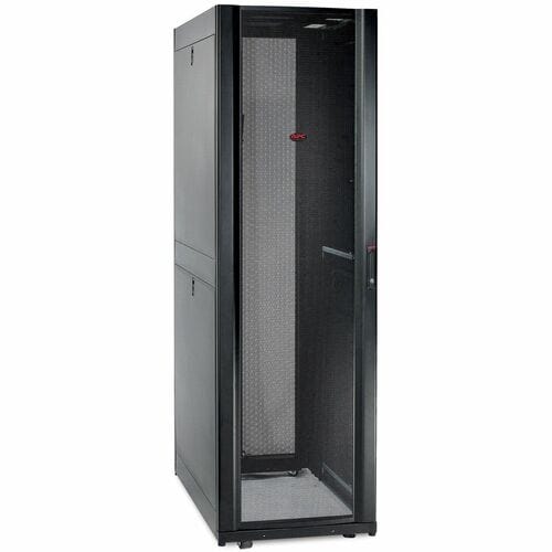 APC by Schneider Electric NetShelter 42U Enclosed Cabinet Rack Cabinet for Storage, Server - 482.60 mm Rack Width - Black 