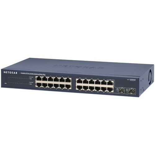 Netgear ProSafe JGS524 Gigabit Ethernet Switch - 24 Ports - Gigabit Ethernet - 10/100/1000Base-T - 2 Layer Supported - Des