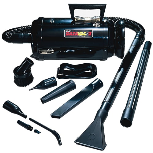 MetroVac Data Vac Pro MDV-2BA Portable Vacuum Clearner - 780 W Motor - Bagged - 12 ft Cable Length - 72" Hose Length - 635