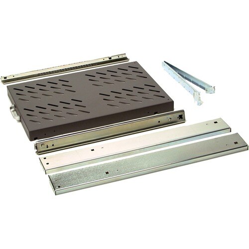 HP Monitor/Utility Shelf - 1U Rack Height x 19" Rack Width - Graphite - 150 lb Maximum Weight Capacity