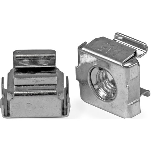 StarTech.com 50 Pack M5 Cage Nuts for Server Rack Cabinets - Mount server, telecom and A/V equipment with these high quali