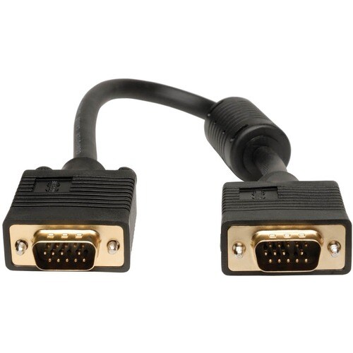 Tripp Lite 1ft VGA Coax Monitor Cable High Resolution HD15 Male / Male 1' - (HD15 M/M) 1-ft.