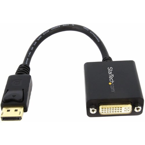 StarTech.com DisplayPort to DVI Adapter, DisplayPort to DVI-D Adapter/Video Converter 1080p, DP 1.2 to DVI Monitor, Latchi