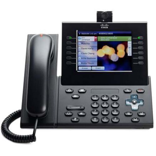 Cisco Standard Handset for IP Phone - Corded - USB - Charcoal