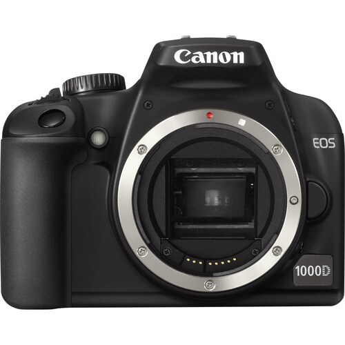 Canon EOS 1000D 10.1 Megapixel Digital SLR Camera Body Only - Black - CMOS Sensor - 6.4 cm (2.5")LCD - 3888 x 2592 Image