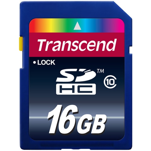 Transcend SDHC10 16 GB Class 10 SDHC - Class 10 - 1 Card