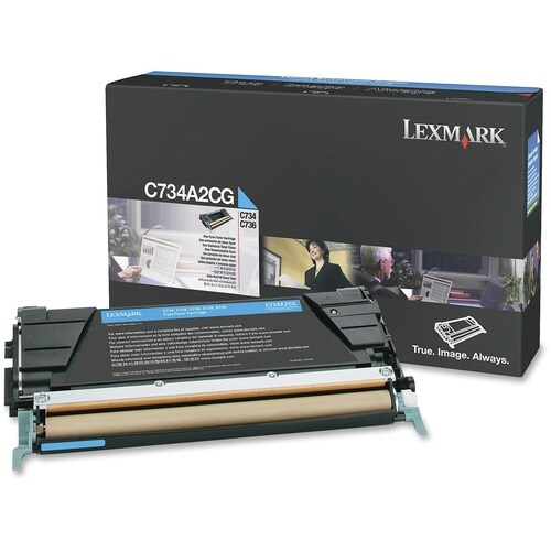 Lexmark Standard Kapazität Laserdruck Tonerkartusche - Cyan - Original - 1 Each - 6000 Seiten