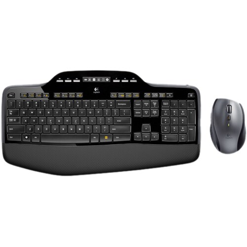 Logitech MK710 Keyboard & Mouse - Swiss - USB Wireless RF Keyboard - USB Wireless RF Mouse