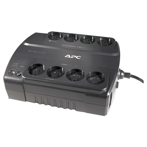 APC by Schneider Electric Back-UPS ES BE550G-AZ 500 VA Desktop UPS - Desktop - 16 Hour Recharge - 3 Minute Stand-by - 220 