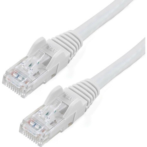 StarTech.com 10ft CAT6 Ethernet Cable - White Snagless Gigabit - 100W PoE UTP 650MHz Category 6 Patch Cord UL Certified Wi