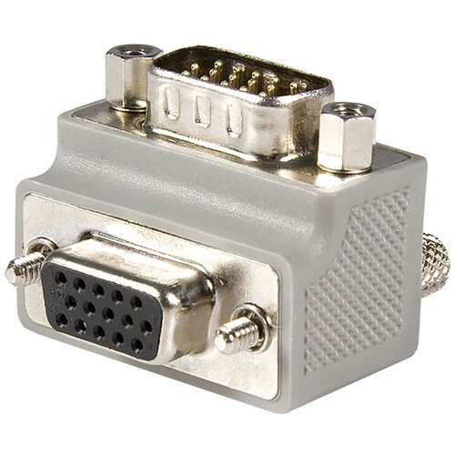 StarTech.com VGA adapter cable - Type 2 - right angle VGA (m) - VGA (f) - Add space for your VGA port and connect a VGA ca