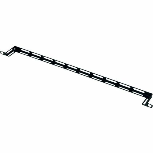 Middle Atlantic LBP Horizontal 2in Offset Rack Cable Management Lace Bar - 10 Pack - Cable Organizer - Black - 10 Pack