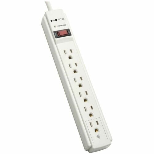 Tripp Lite series 6-Outlet Economy Surge Protector - 6 x NEMA 5-15R - 1.80 kVA - 900 J - 120 V AC Input - 120 V AC Output 