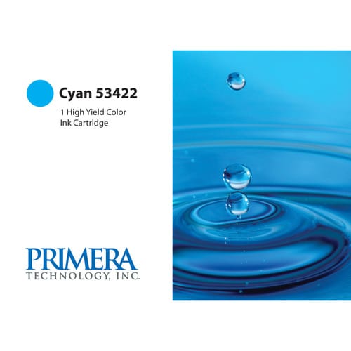 Primera 53422 Original Inkjet Ink Cartridge - Cyan Pack - Inkjet