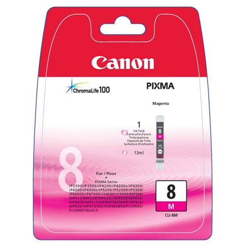 Canon CLI-8M Original Jato de tinta Tinteiro - Magenta - 1 Pack - Jato de tinta - 1 Pack