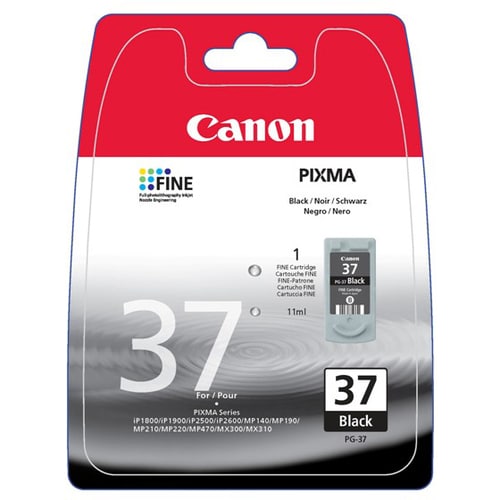 Canon PG-37 Original Jato de tinta Tinteiro - Preto Pack - Jato de tinta