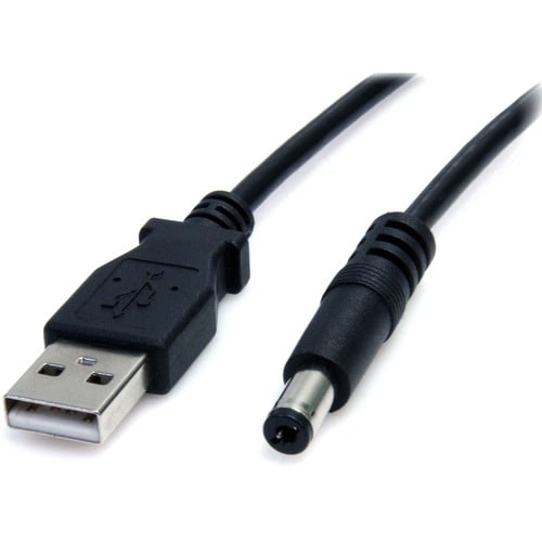 StarTech.com 91cm (3 ft.) USB to Type M Barrel 5V DC Power Cable - USB to 5.5mm - USB to type m barrel - USB to 5v dc Cabl