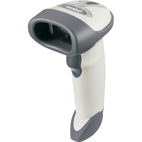 Zebra LS2208 Retail, Education Handheld Barcode Scanner Kit - Cable Connectivity - White - USB Cable Included - 100 scan/s