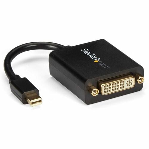 StarTech.com Mini DisplayPort to DVI Adapter, Mini DP to DVI-D Converter, 1080p Video, VESA Certified, mDP 1.2 to DVI Moni