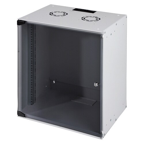 Digitus Wandgehäuse Unique Serie - 600x450 mm (BxT). Typ: Wandmontiertes Regal, Rack-Kapazität: 12U, Höchstgewichtskapazit