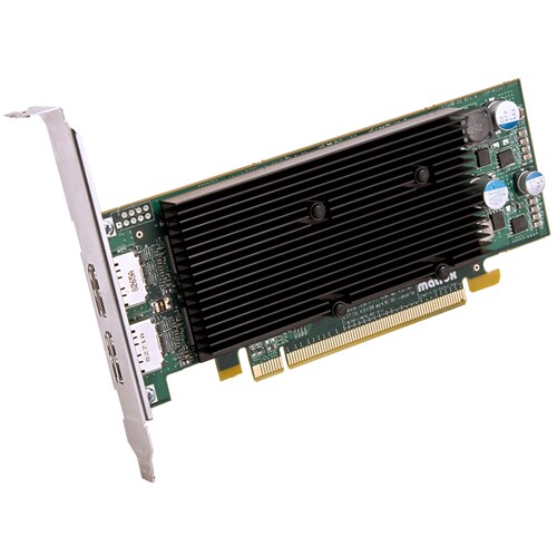 Matrox Matrox M9128 Grafikkarte - 1 GB DDR2 SDRAM - Low Profile - PCI Express x16 - DisplayPort - 2 x DisplayPort