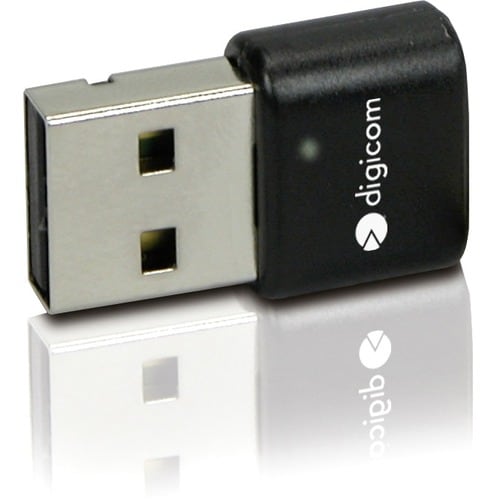 Digicom 8E4443 IEEE 802.11n Wi-Fi Adapter - USB - 150 Mbit/s - 2.40 GHz ISM