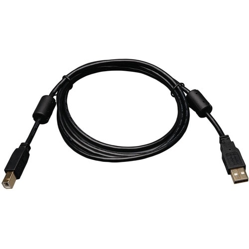 Tripp Lite 6ft USB 2.0 Hi-Speed A/B Device Cable Ferrite Chokes M/M - Type A Male USB - Type B Male USB - 6ft - Black USB 