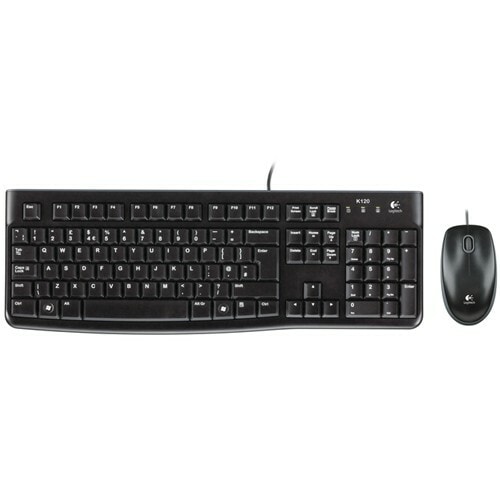 DESKTOP MK120 WIRED BLACK SPRITZWASSERSCHUTZ