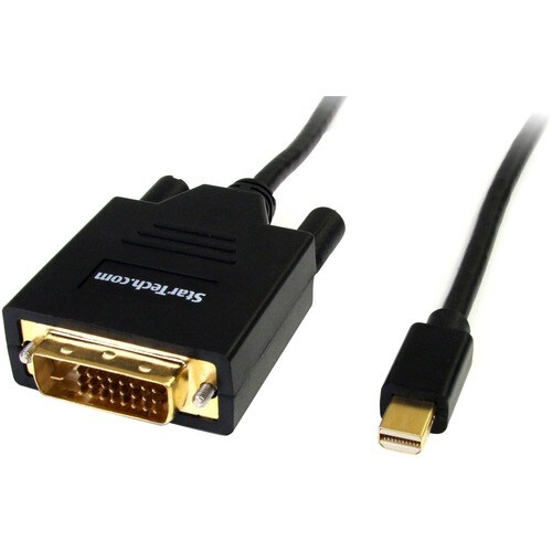StarTech.com 6ft Mini DisplayPort to DVI Cable, Mini DP to DVI-D Adapter/Converter Cable, 1080p Video, mDP 1.2 to DVI Moni