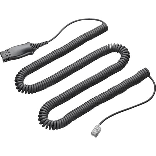 Plantronics 72442-41 Audio Cable Adapter - Phone Cable - First End: 1 x Quick Disconnect Phone - Second End: 1 x Phone - M