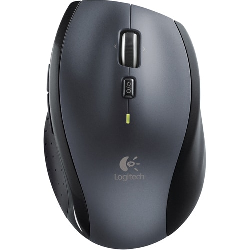 Logitech M705 Mouse - Radio Frequency - USB - Laser - 3 Button(s) - Silver - Wireless - Scroll Wheel - Right-handed - 2